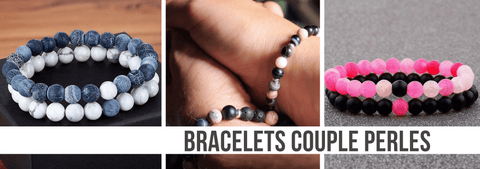 Bracelets Couple Perles
