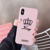 Coque Telephone Couple Couronne Homme Insta-Couple®