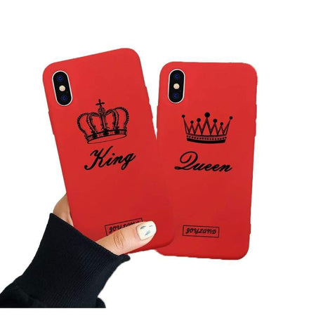 Coques Téléphone Couple King & Queen