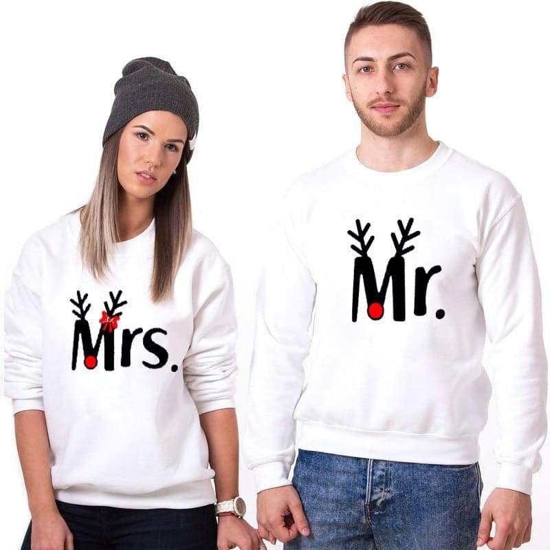 Couple avec Sweat Couple MR et MRS insta couple la boutique de tous la boutique de tous les couples
