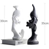 Statue Couple Africain dimensions Insta-Couple®