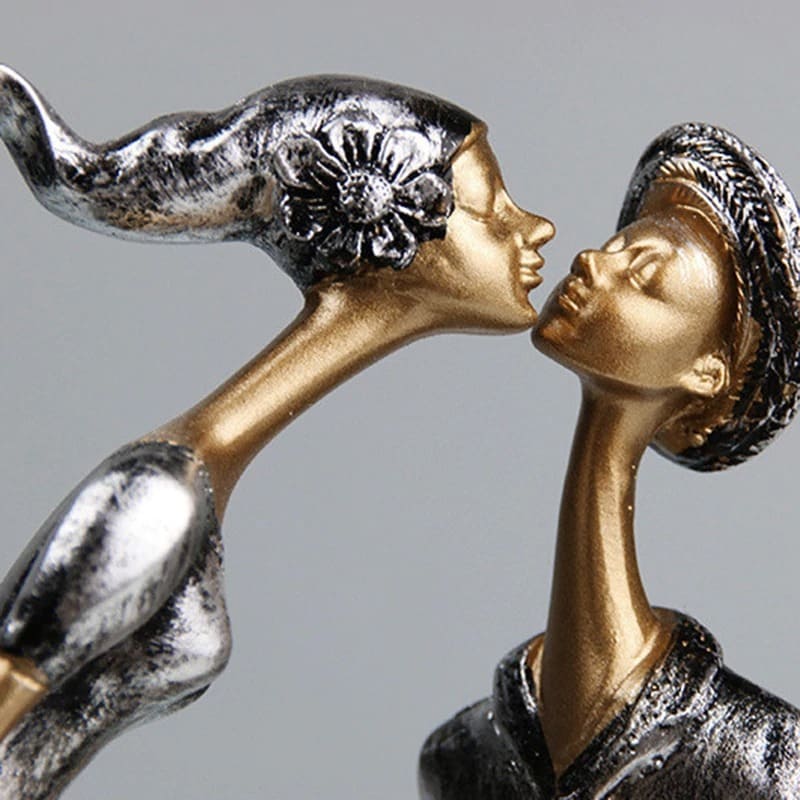 Statue Couple Amoureux Insta-Couple® (Visages)