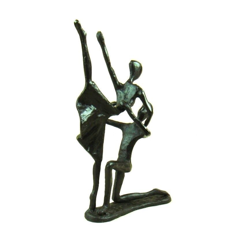 Statue Couple Ballet Insta-Couple® (Vue de profil)