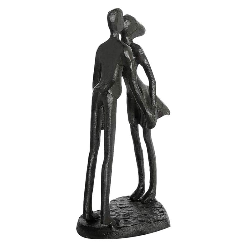 Statue Couple Bisous Insta-Couple® (Vue de profil)