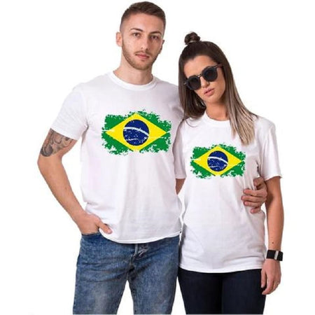 T Shirt Couple Brésil