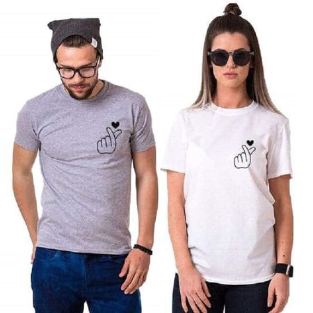 T Shirt Couple Distribution d'Amour 