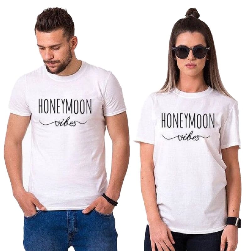 T Shirts de Couple Moon 