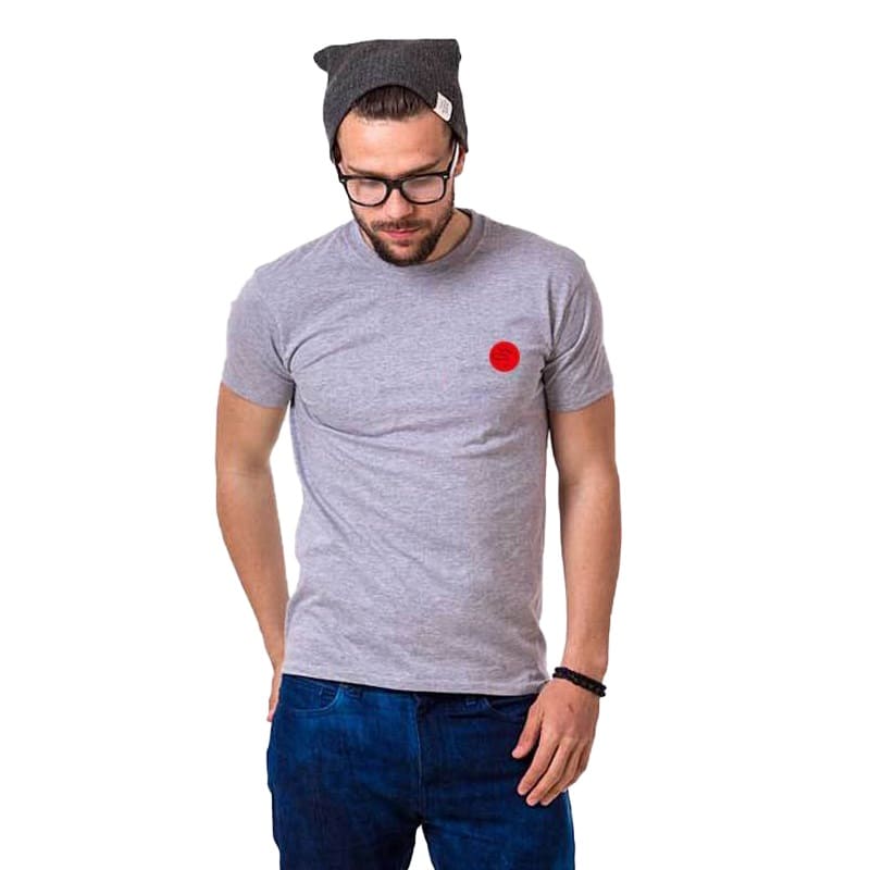 T Shirt Couple Point Rouge Homme