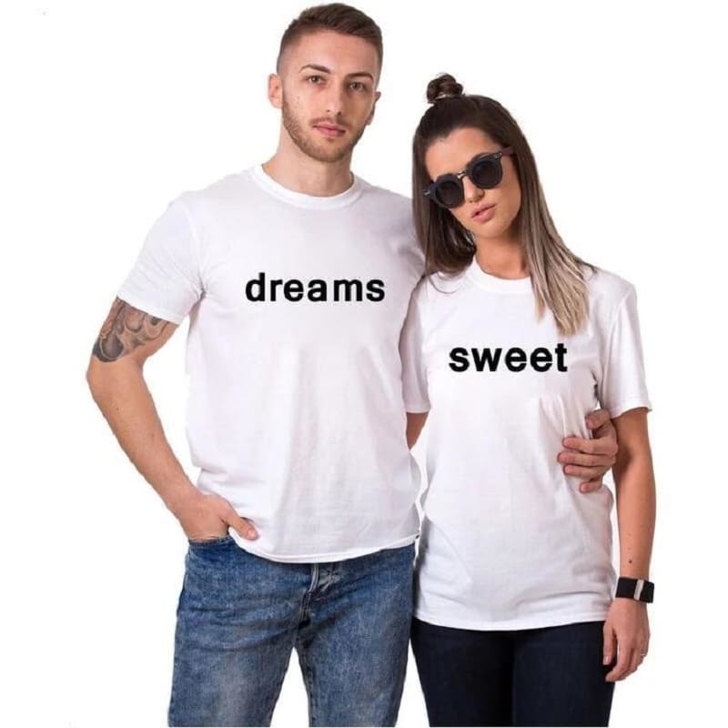T Shirt Couple Rêves