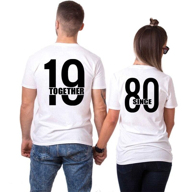 T Shirt Couple Since 1980