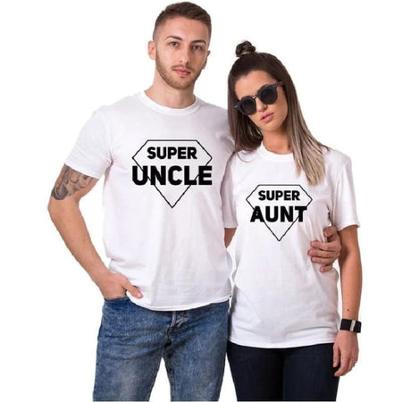 T Shirt Couple Super Famille