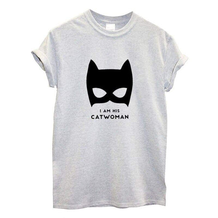 T Shirt Couple Batman & Catwoman pour Femme Insta Couple la Boutique de tous les Couples