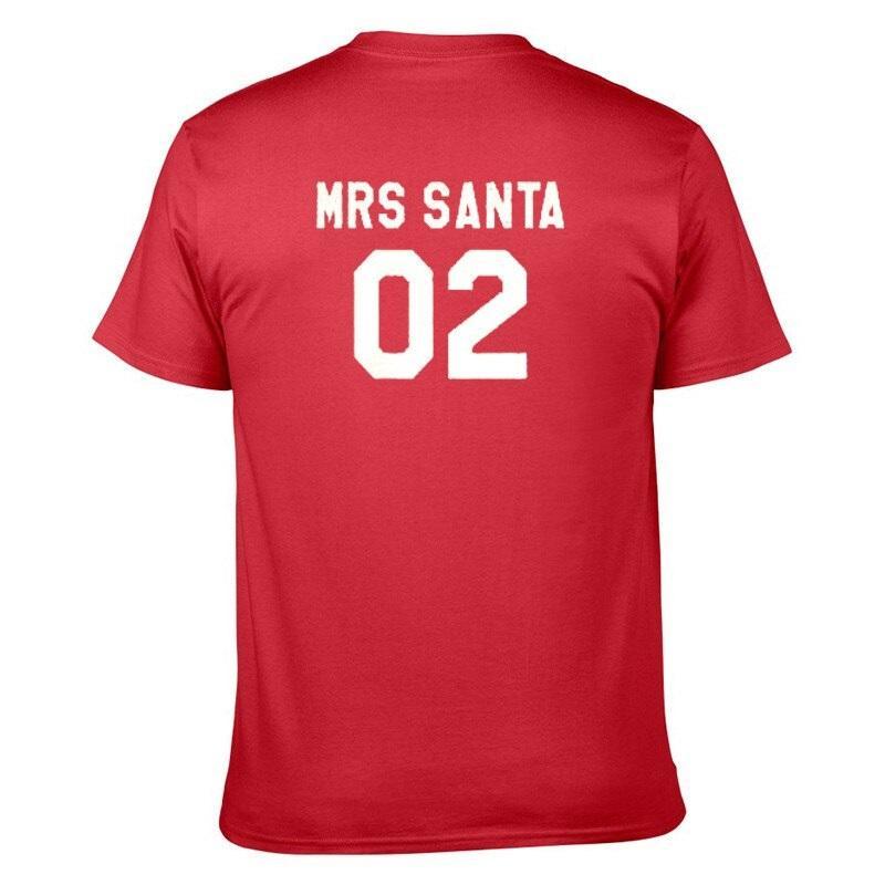 T Shirt Couple Monsieur Madame Santa pour Femme Insta Couple la Boutique de tous les Couples