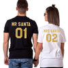T Shirt Couple Monsieur et Madame Santa  Insta Couple la Boutique de tous les Couples