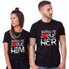 T Shirt Couple Né Amoureux Insta Couple la Boutique de tous les Couples