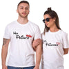 T Shirt Couple Prince & Princesse Insta Couple la Boutique de tous les Couples