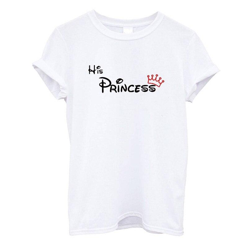 T Shirt Couple Prince & Princesse pour Femme Insta Couple la Boutique de tous les Couples