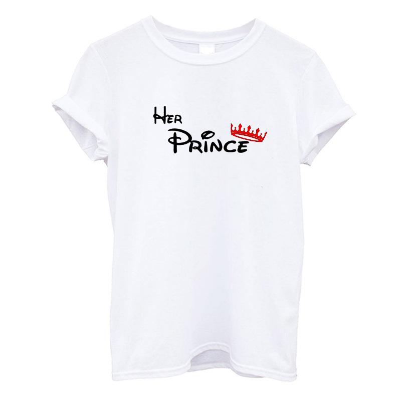 T Shirt Couple Prince & Princesse pour Homme Insta Couple la Boutique de tous les Couples