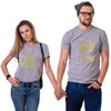 T Shirt Couple Roi & Reine Insta Couple la Boutique de tous les Couples
