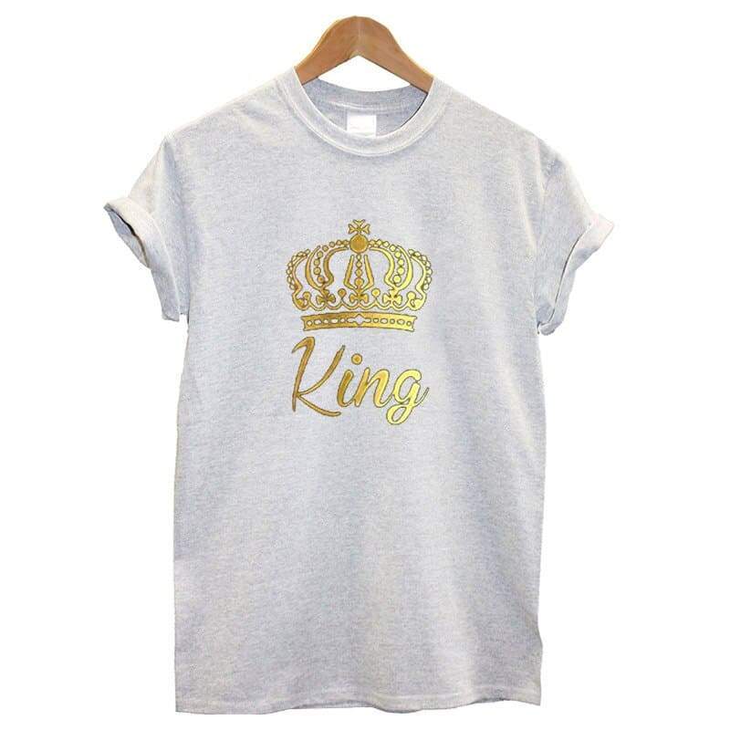 T Shirt Couple Roi & Reine pour Homme Insta Couple la Boutique de tous les Couples