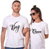 T Shirt Couple The King and The Queen - Insta Couple la Boutique de tous les Couple